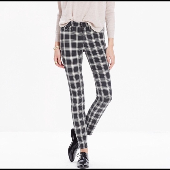 Madewell Denim - Madewell Plaid Skinny Jean!